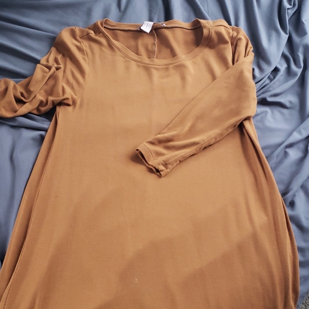 Forever 21 Burnt Orange Dress